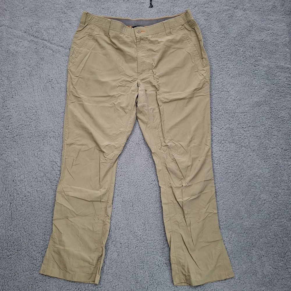 Orvis Pant Mens XL (40x32) Nylon Windbreaker Hiking Workwear Repellant‎ Apparel